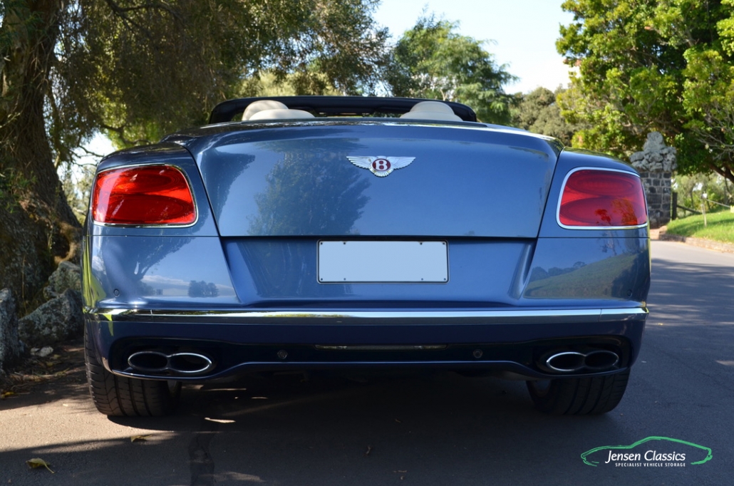 Bentley Continental GTC 2017 Rear View